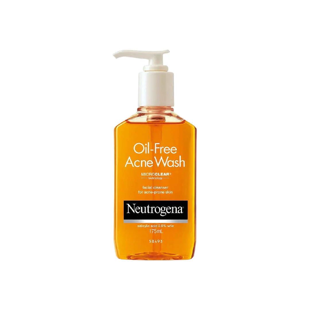 Neutrogena Oil -Free Acne Wash Facial Cleanser For Acne Prone Skin 175ml