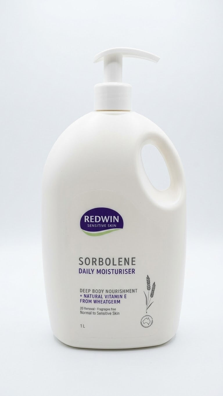 Redwin Sensitive Skin Sorbolene Daily Moisturiser (1L)