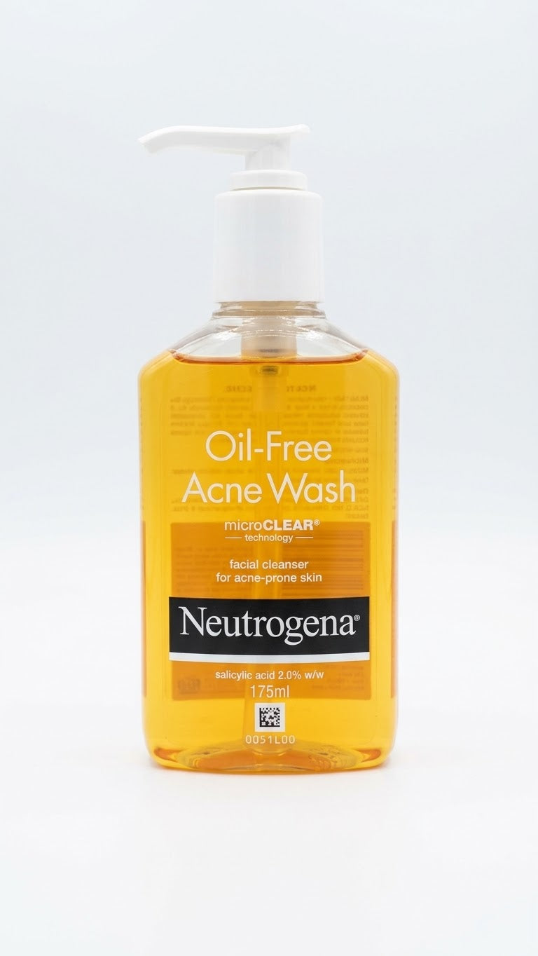 Neutrogena Oil-Free Acne Wash – Facial Cleanser for Acne-Prone Skin (175mL)