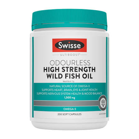 ODOURLESS HIGH STRENGTH WILD FISH OIL