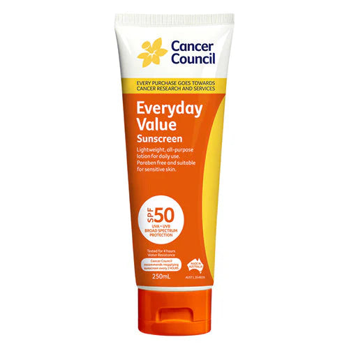 Cancer Council SPF 50 Everyday Value Sunscreen 250ml