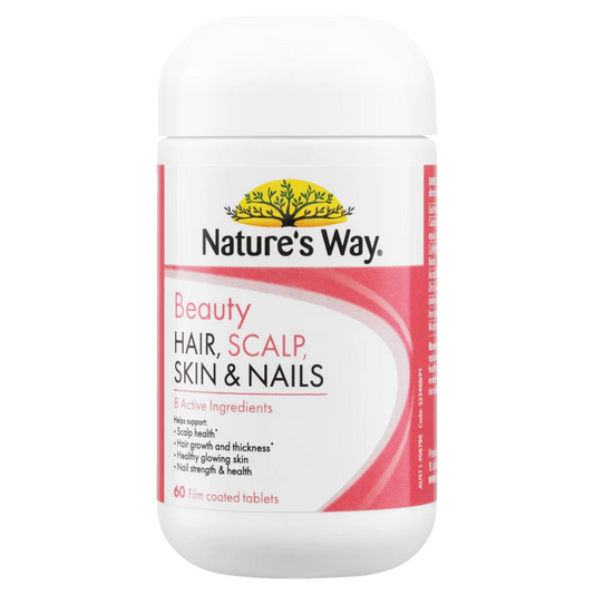 Nature’s Way Beauty Hair, Scalp, Skin & Nails 60 Tablets