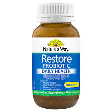 Natures Way Restore Probiotic Daily Health 90 Capsules