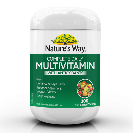 NATURE’S WAY COMPLETE DAILY MULTIVITAMIN – 200 TABLETS