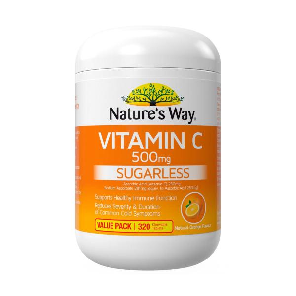 Nature's Way Vitamin C Sugarless 500mg | 320 Pack