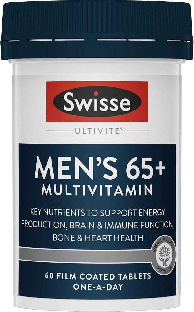 Swisse Ultivite Men's 65+ Multivitamin - 60 Tablets