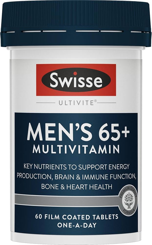 Swisse Ultivite Men's 65+ Multivitamin - 60 Tablets