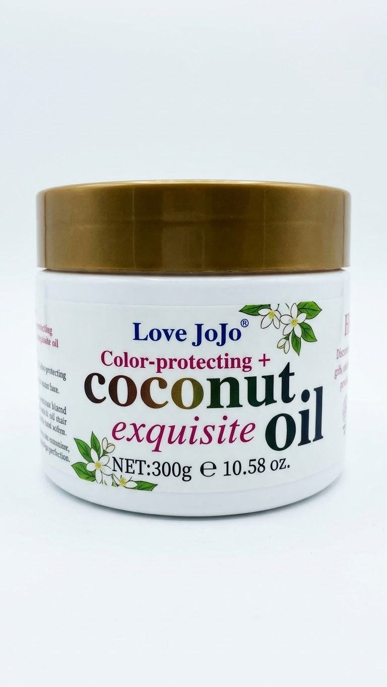 Love JoJo Color-Protecting + Coconut Exquisite Oil Hair Mask (300g)