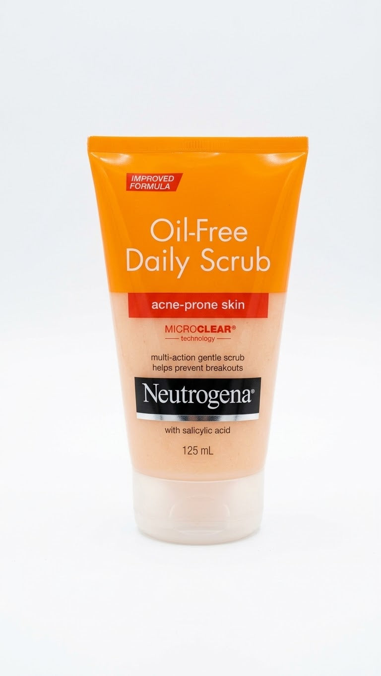 Neutrogena Oil-Free Daily Scrub – Acne-Prone Skin (125mL)
