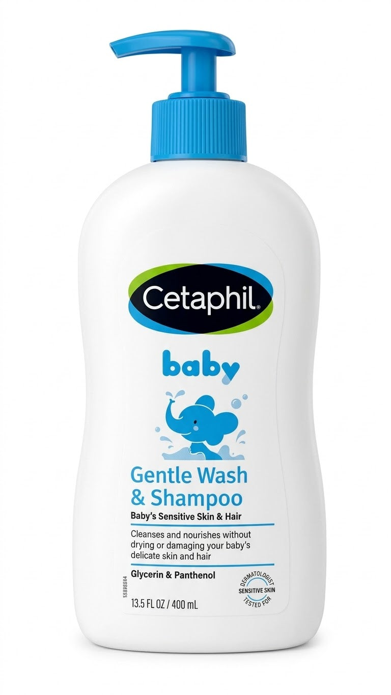 Cetaphil Baby Gentle Wash & Shampoo (400ml / 13.5 fl oz)