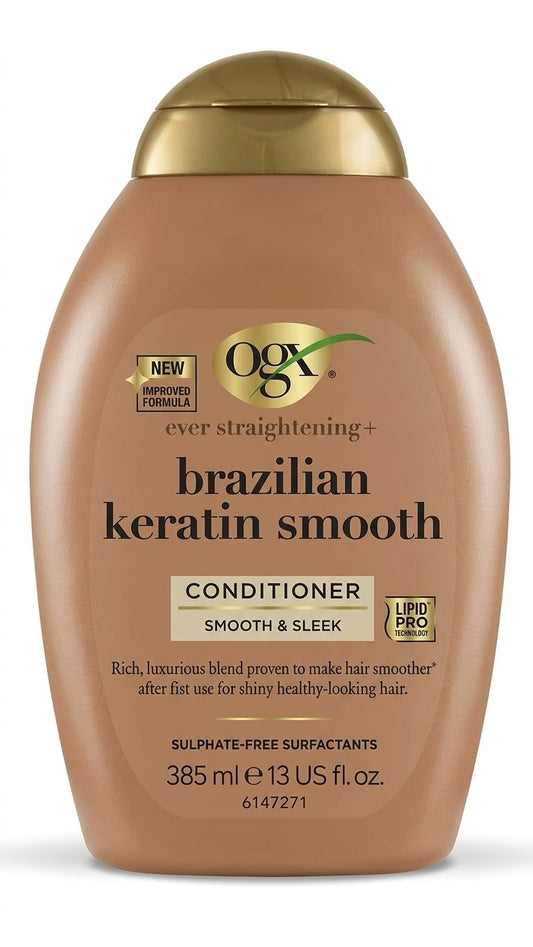 OGX Ever Straightening + Brazilian Keratin Smooth Conditioner (385ml)