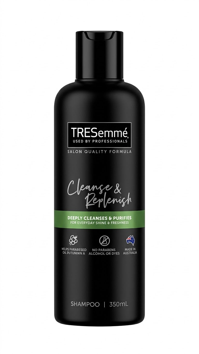 TRESemmé Cleanse & Replenish Shampoo – Deep Cleansing & Clarifying (350mL)