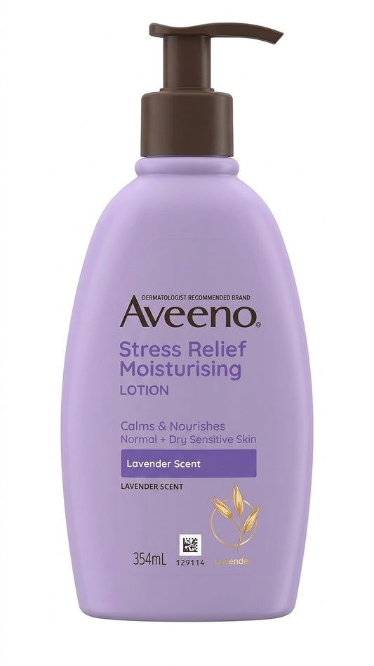 Aveeno Stress Relief Moisturising Lotion – Lavender Scent (354mL)