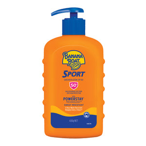 Banana Boat Sunscreen Lotion Sport SPF 50+ 400g