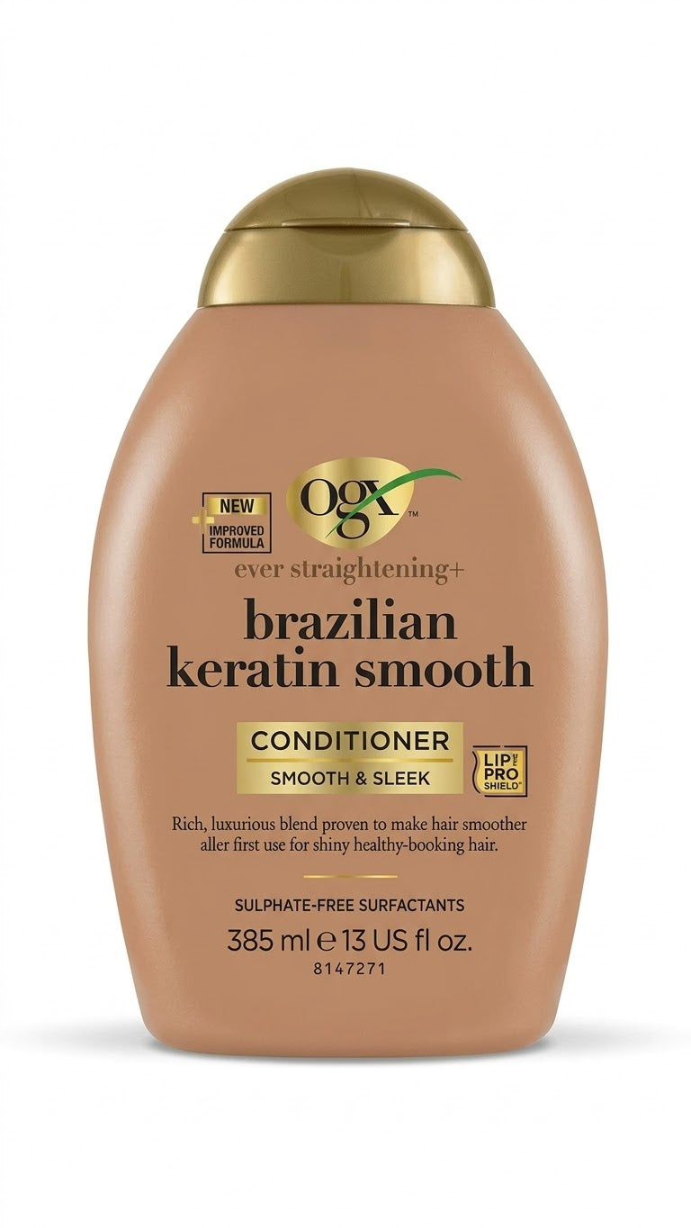 OGX Ever Straightening + Brazilian Keratin Smooth Conditioner (385ml)